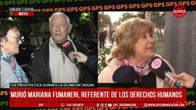 Muri&oacute; Mariana Fumaneri, referente de los derechos humanos